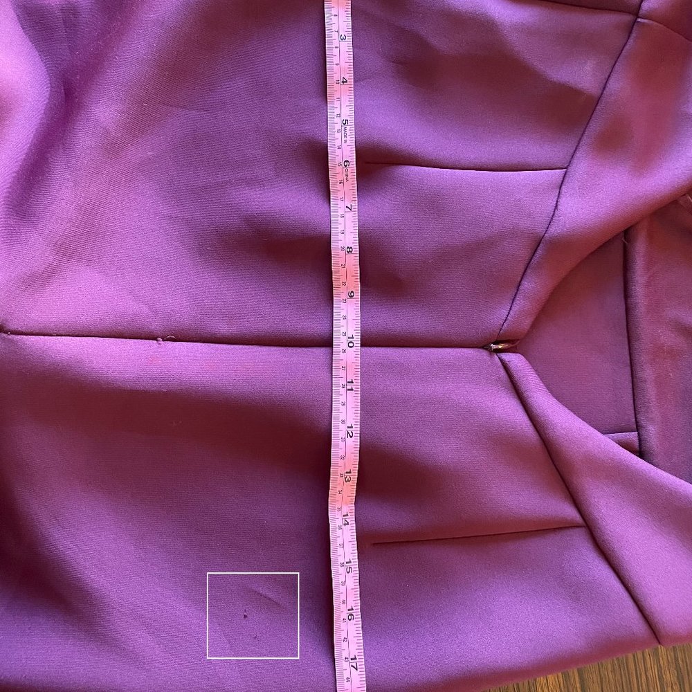 NWT ASOS ASOS RED CARPET Scuba Ruffle Fishtail Dress - Picture 11 of 16